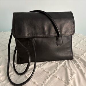 Vintage Coach Black Satchel/Shoulder Bag